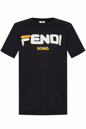 T-shirt with logo, zdjęcie 1 T-shirt with logo od Fendi